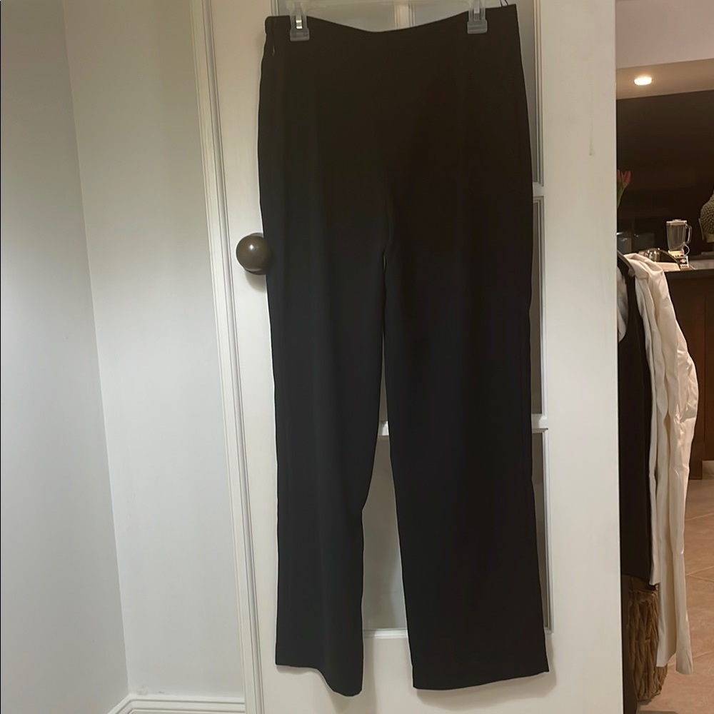 Classic Black Straight-Leg Trousers for Business
